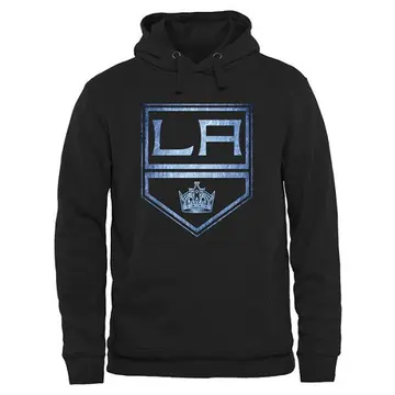 Men's Black Los Angeles Kings Rinkside Pond Hockey Pullover Hoodie -