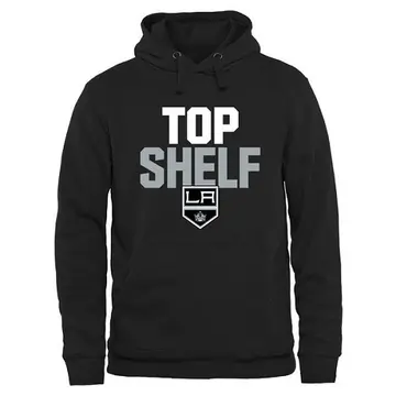 Men's Black Los Angeles Kings Top Shelf Pullover Hoodie -